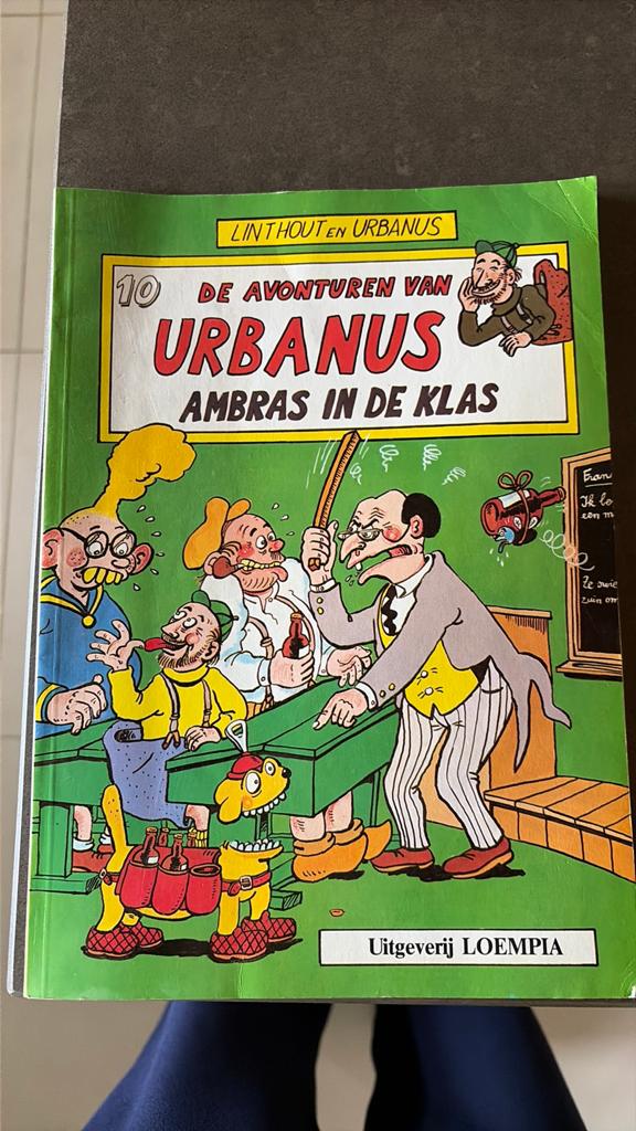 Stripboek De avonturen van Urbanus - Ambras in de klas, Eén stripboek, Ophalen, Gelezen