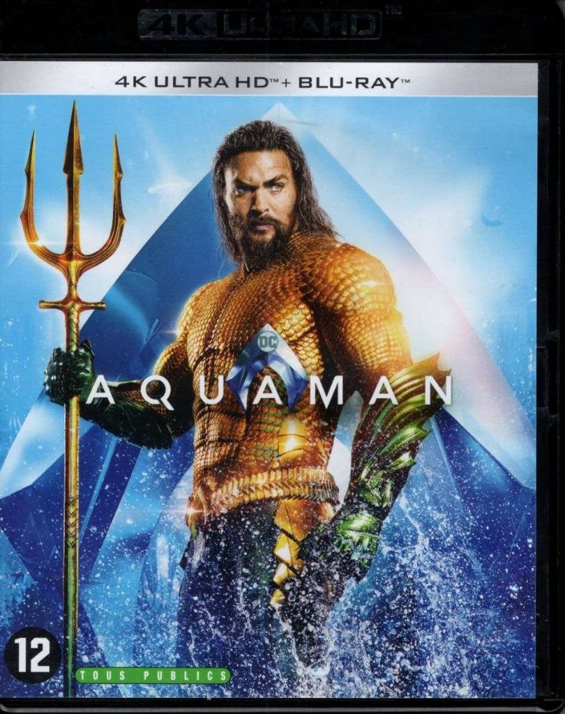 Aquaman 4K Ultra HD + Blu-ray (2018) - Nederlandse uitgave, Engels, Zo goed als nieuw, Nederlands, Warner Bros. Entertainment Nederland B.V.