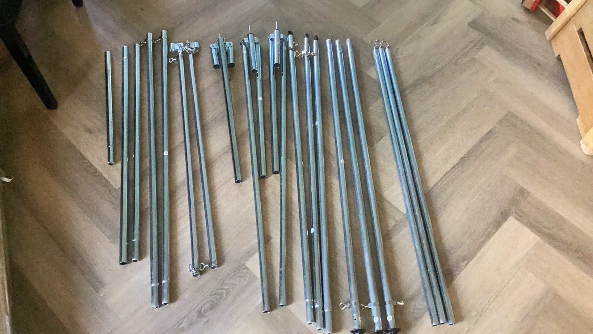 Stalen voortentframe en aluminium luifelframe, Caravans en Kamperen, Ophalen, Zo goed als nieuw