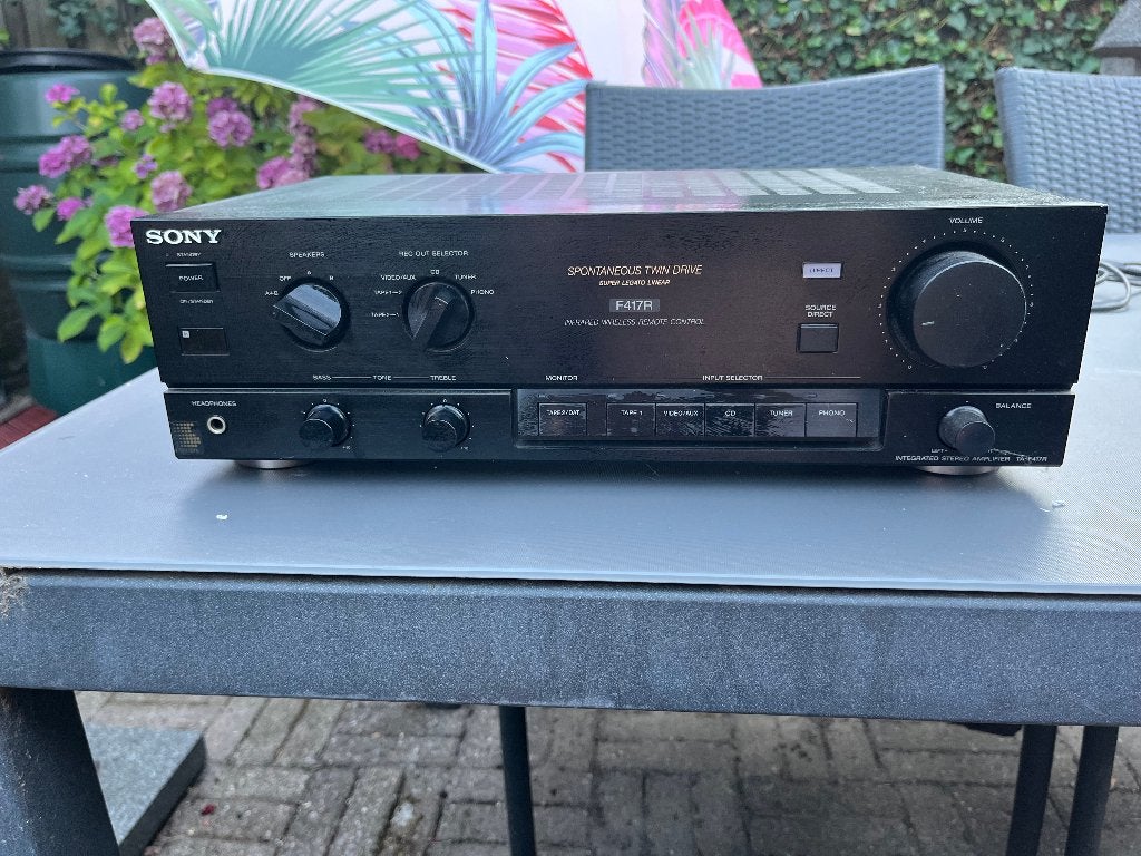 Te koop Sony versterker F417R Integrated Stereo Amplifier, Ophalen, Gebruikt