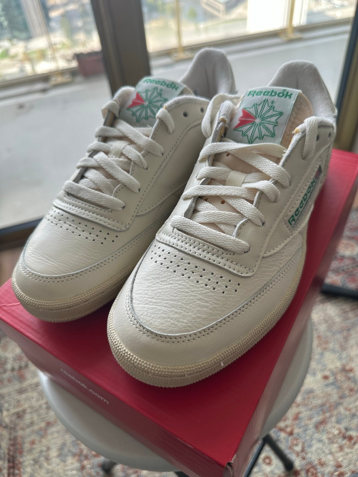 Reebok Club C 85 Vintage Unisex Wit/Groen - Maat 41 Nieuw, Wit, Nieuw, Ophalen of Verzenden, Sneakers of Gympen