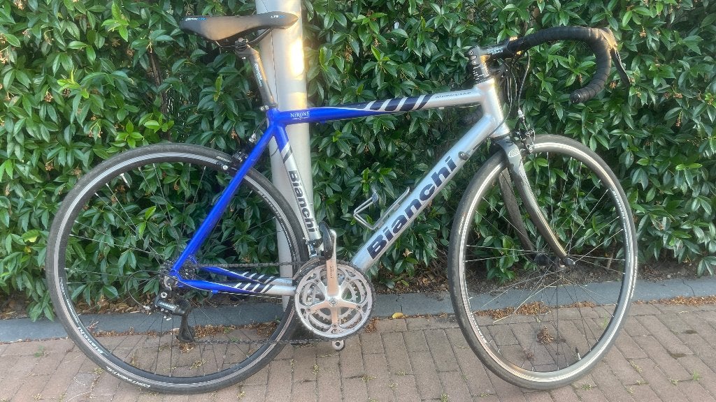 Racefiets Bianchi Via Nirone Mirage T (maat 55), Fietsen en Brommers, Fietsen | Racefietsen, 28 inch, Gebruikt, Aluminium, Meer dan 20 versnellingen