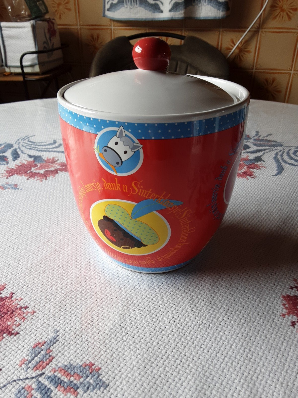 pepernotenpot sinterklaas servies, Ophalen of Verzenden
