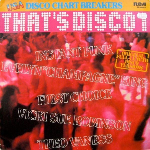 Disco L.P. (1979) That's Disco 1, Cd's en Dvd's, Vinyl | Dance en House, Gebruikt, Disco, 12 inch, Ophalen of Verzenden