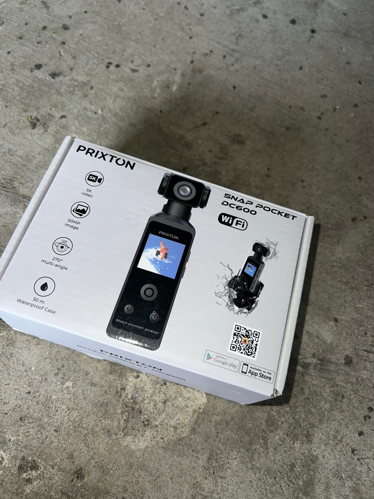 Prixton Snap Pocket DC600 Action Camera met Wifi, Audio, Tv en Foto, Ophalen of Verzenden, Zo goed als nieuw, Overige merken
