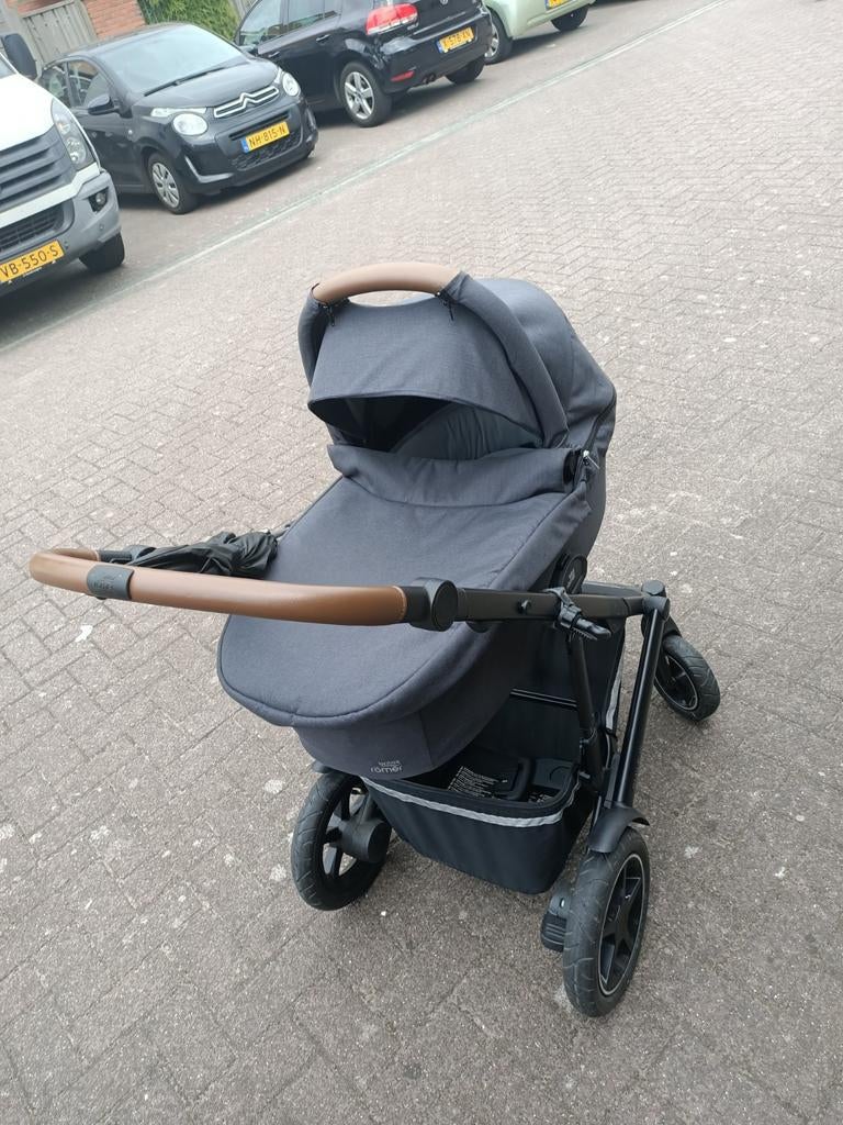 Zo goed als nieuwe kinderwagen van britax romer, Duowagen, Zo goed als nieuw, Ophalen, Kinderwagen
