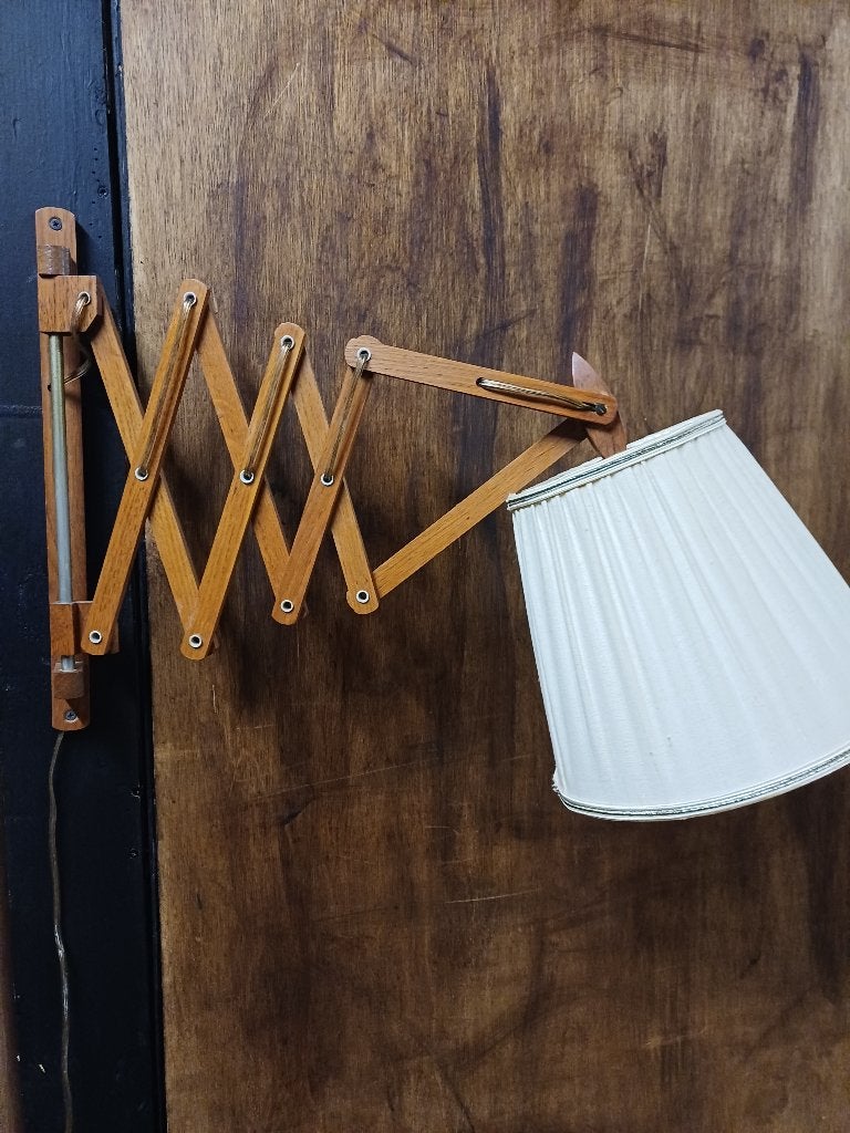 Wandlamp vintage design, Huis en Inrichting, Ophalen, Gebruikt, E27 (groot), Met schakelaar