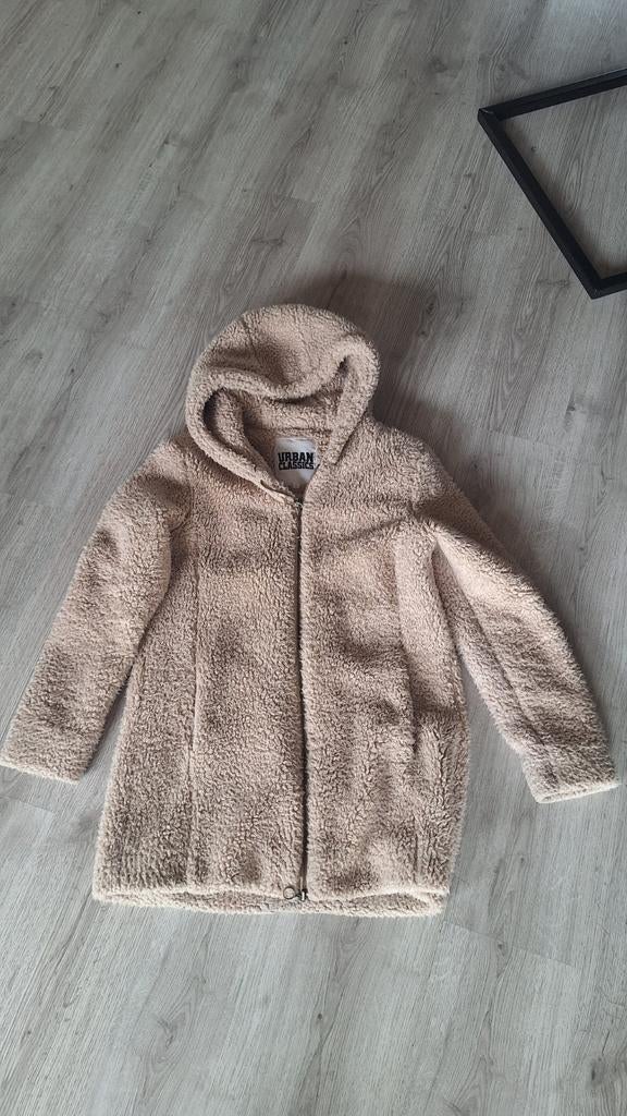 Teddy tussenjas, Kleding | Dames, Jassen | Winter, Beige, Ophalen of Verzenden, Zo goed als nieuw, Urban classics