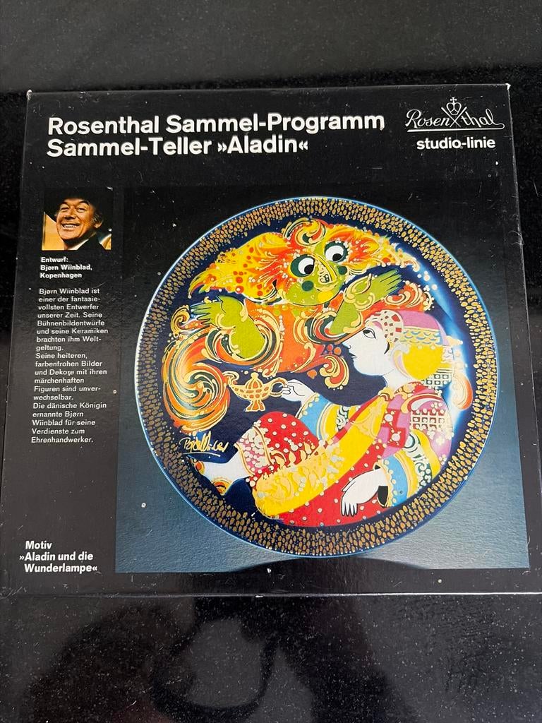 Rosenthal verzamelbord Aladin studio-linie Bjørn Wiinblad, Ophalen of Verzenden