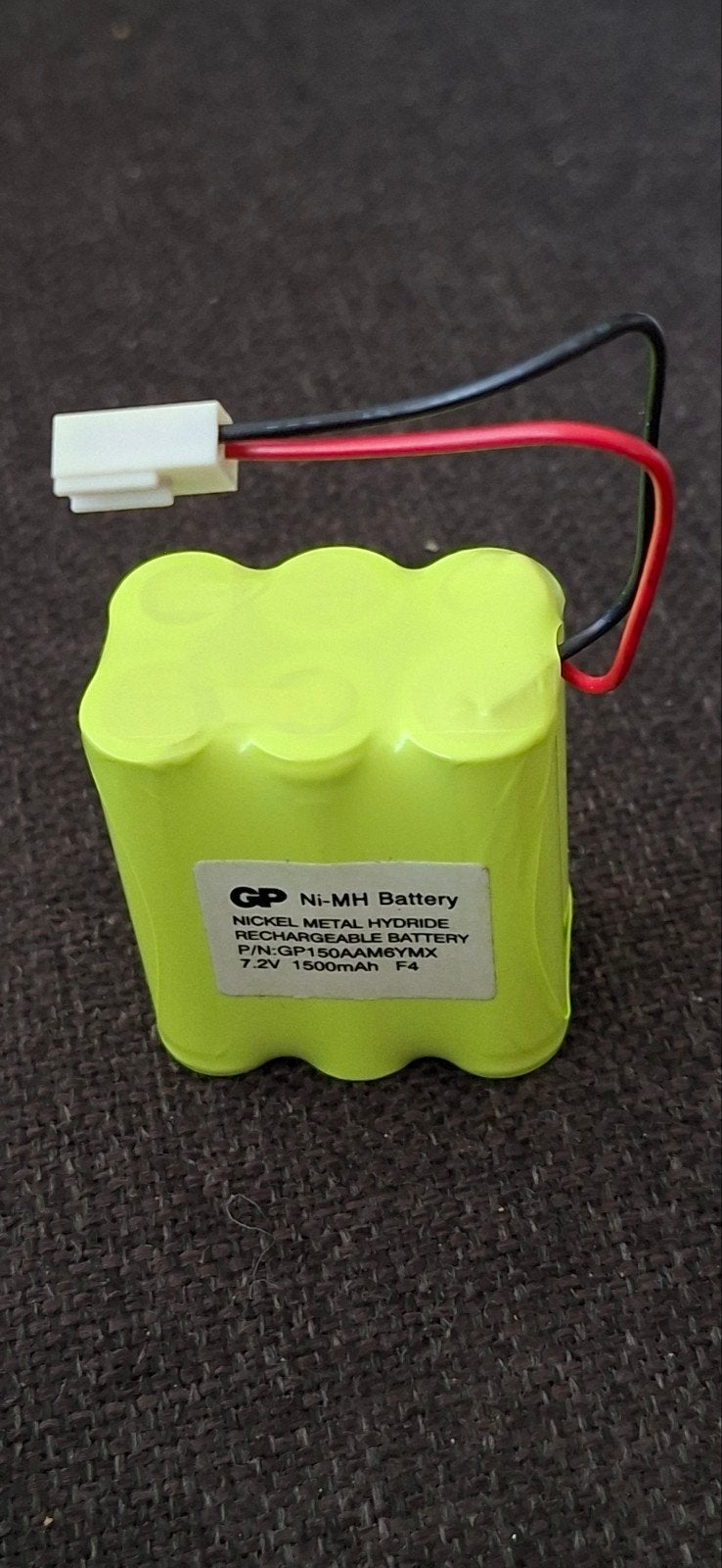 GP Ni-MH Batterij 7.2V 1500mAh - Visonic PowerMax Plus, Doe-het-zelf en Verbouw, Alarmsystemen, Ophalen of Verzenden, Nieuw, Overige typen