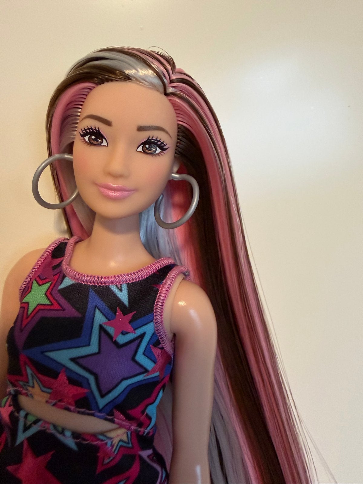 Barbie Fashionistas #251 OOAK - Herworteld Haar, Verzamelen, Ophalen of Verzenden, Zo goed als nieuw, Pop