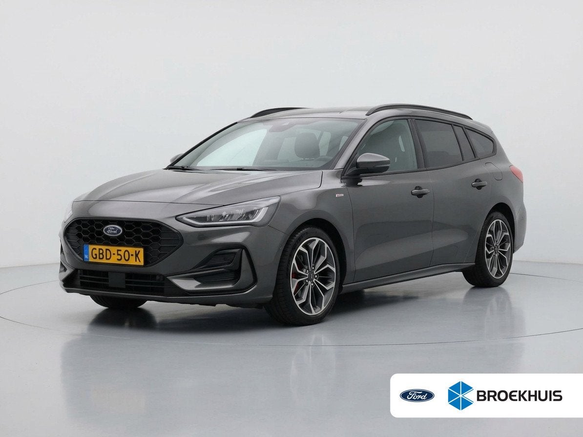 Ford Focus Wagon 1.0 EcoBoost Hybrid ST Line X, Auto's, Gebruikt, Origineel Nederlands, Handgeschakeld, 19 km/l
