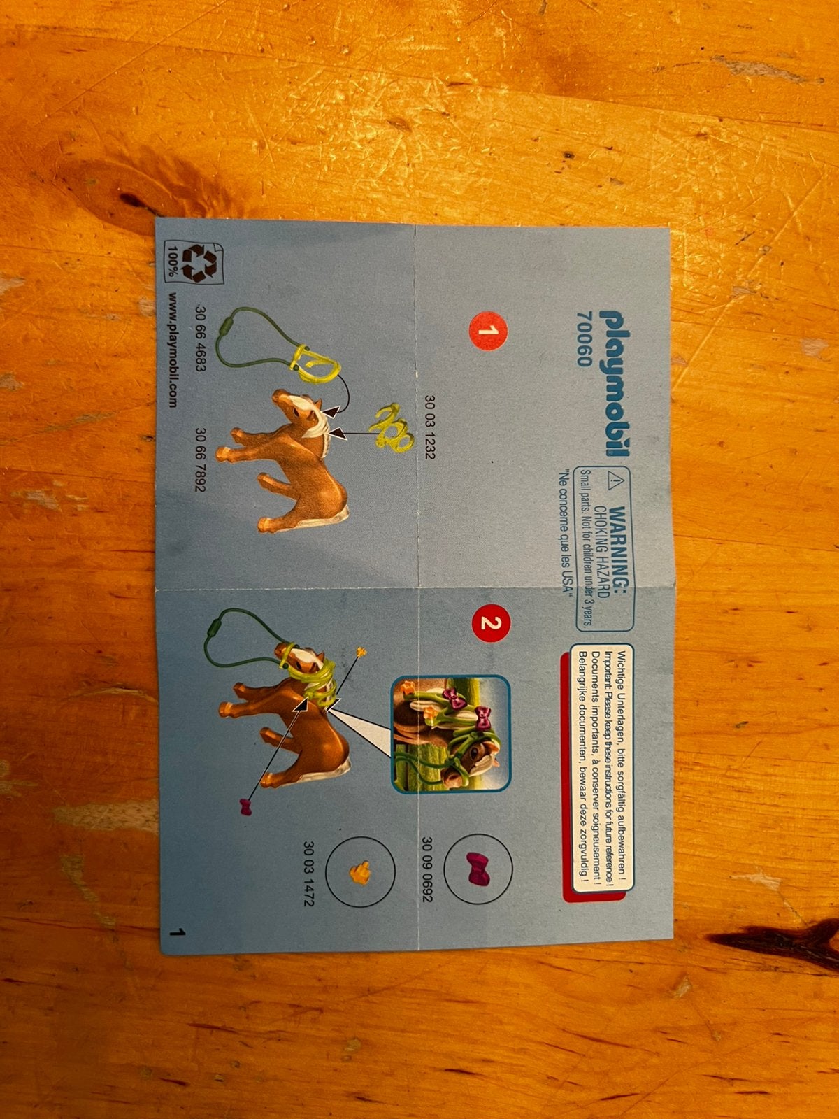 Playmobil 70060, Ophalen of Verzenden, Zo goed als nieuw