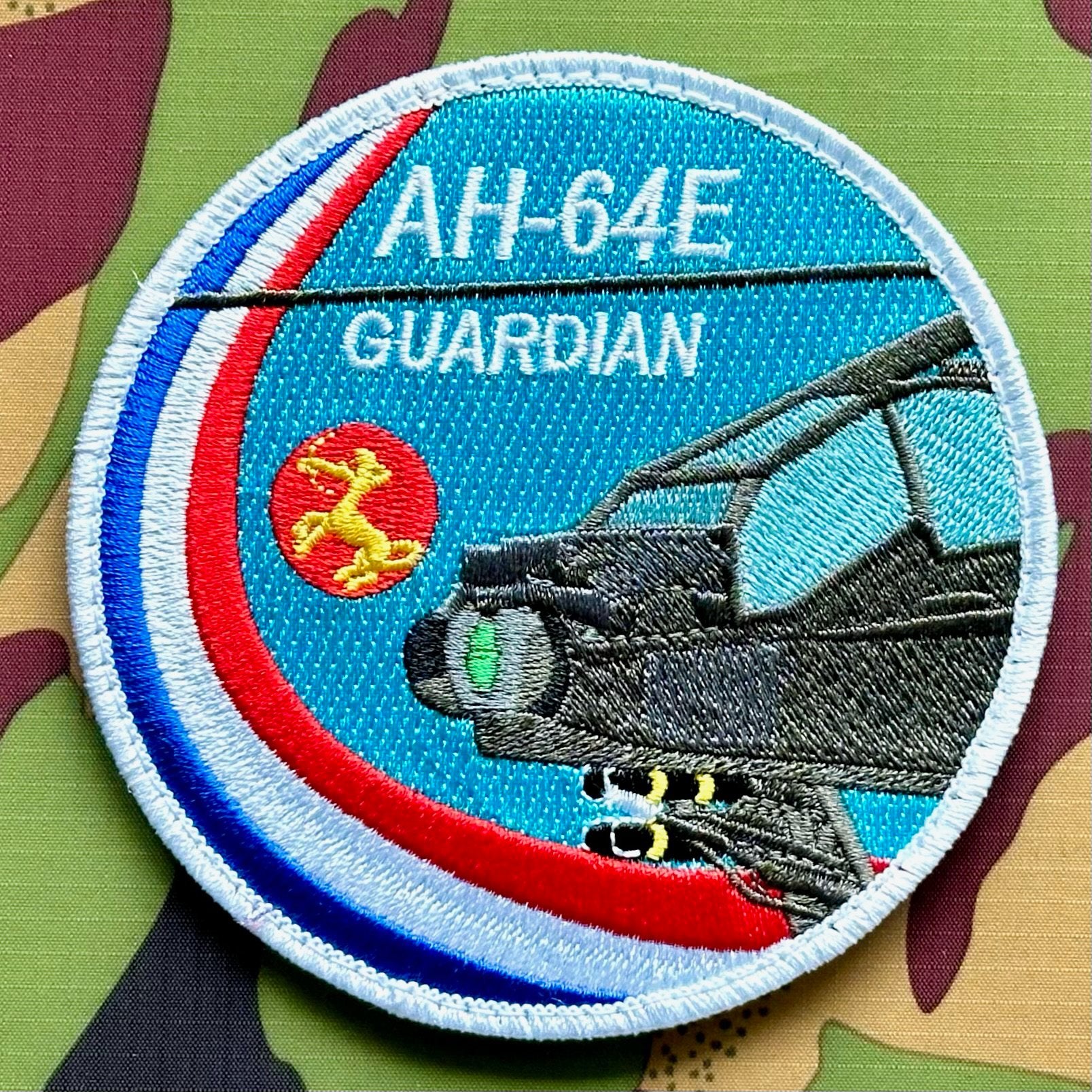 Patch RNLAF 301 SQN AH-64E Guardian, Verzamelen, Militaria | Algemeen, Ophalen of Verzenden, Luchtmacht, Nederland, Embleem of Badge