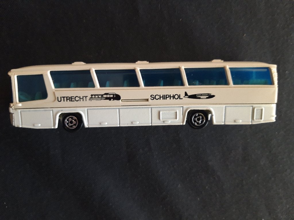 Majorette Neoplan autobus Utrecht CS – Schiphol - 1/87  H0, Ophalen of Verzenden, Zo goed als nieuw, Bus of Vrachtwagen, Majorette