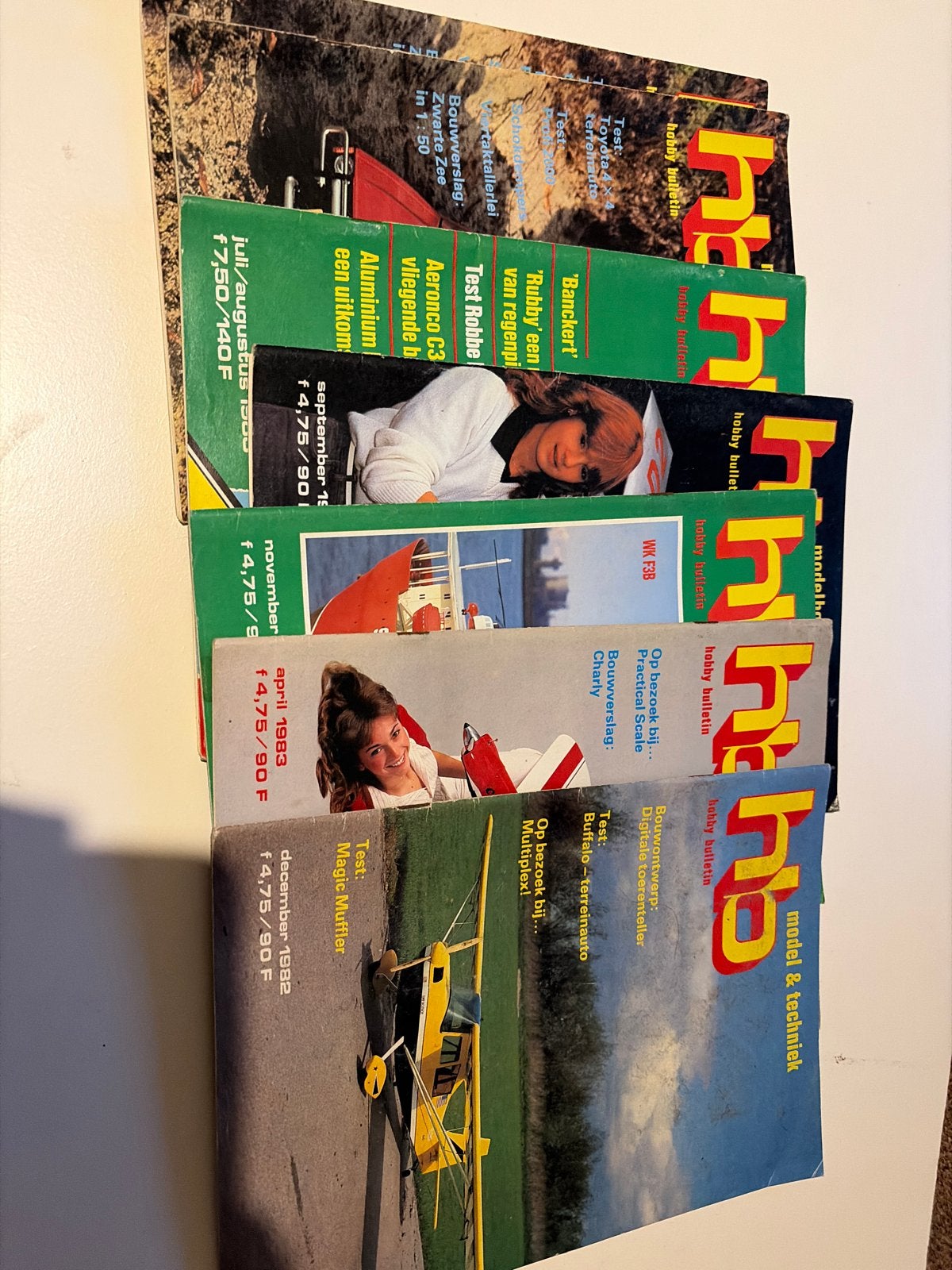 Hobby Bulletin Model & Techniek Tijdschriften (1982-1983), Boeken, Ophalen of Verzenden, Gelezen, Overige typen