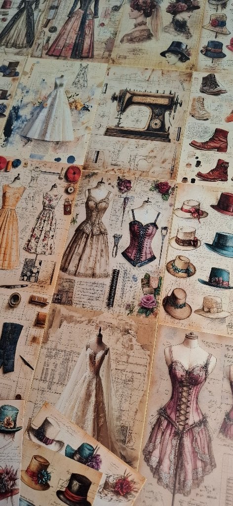 ansichtkaartenset: Het oude altelier, Fantasie, Onbekend, Nieuw, Meerkleurig