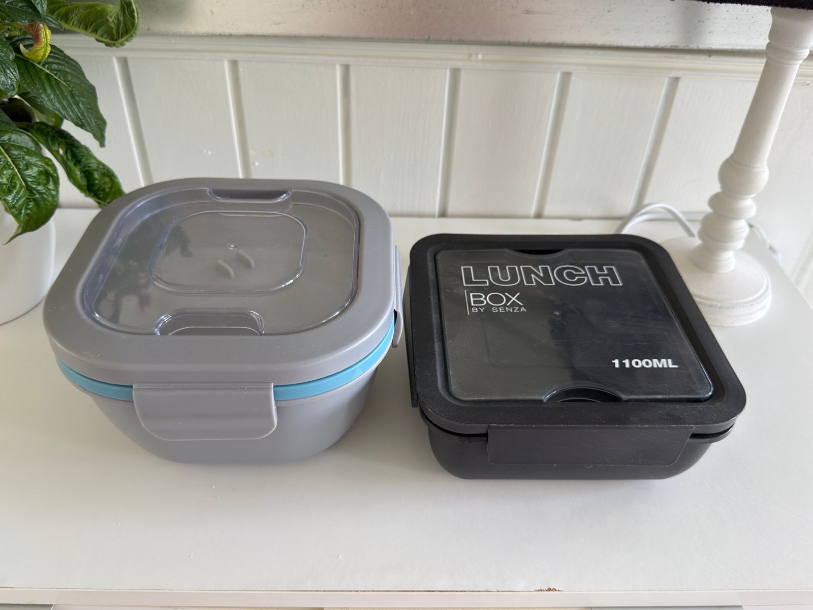 Set van 2 lunchboxen - Senza en onbekend merk, Gebruikt, Kunststof, Ophalen of Verzenden, Overige merken