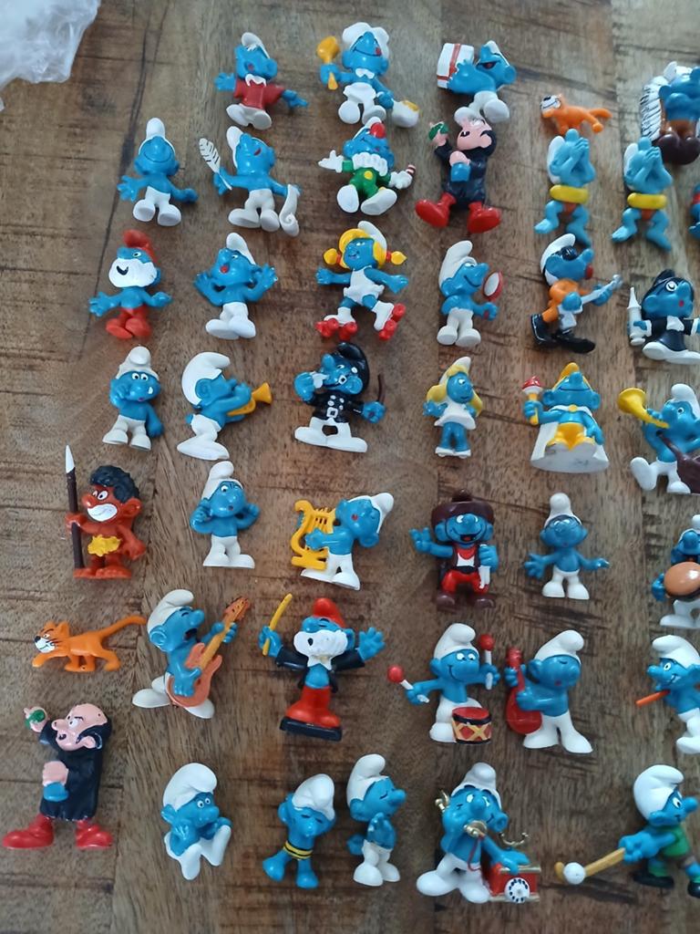 Grote verzameling Smurfen figuren - Diverse Smurfen, Verzamelen, Smurfen, Ophalen of Verzenden, Gebruikt, Verschillende Smurfen