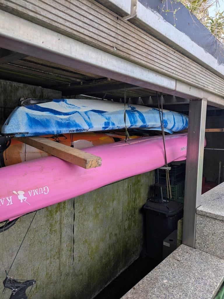 4 kajaks zo goed als nieuw, Watersport en Boten, Ophalen, Zo goed als nieuw, 1-persoons