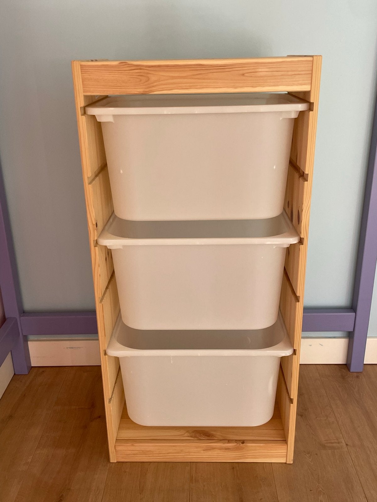 IKEA Trofast kast met opbergbakken - Hout, Ophalen, Gebruikt, Kast