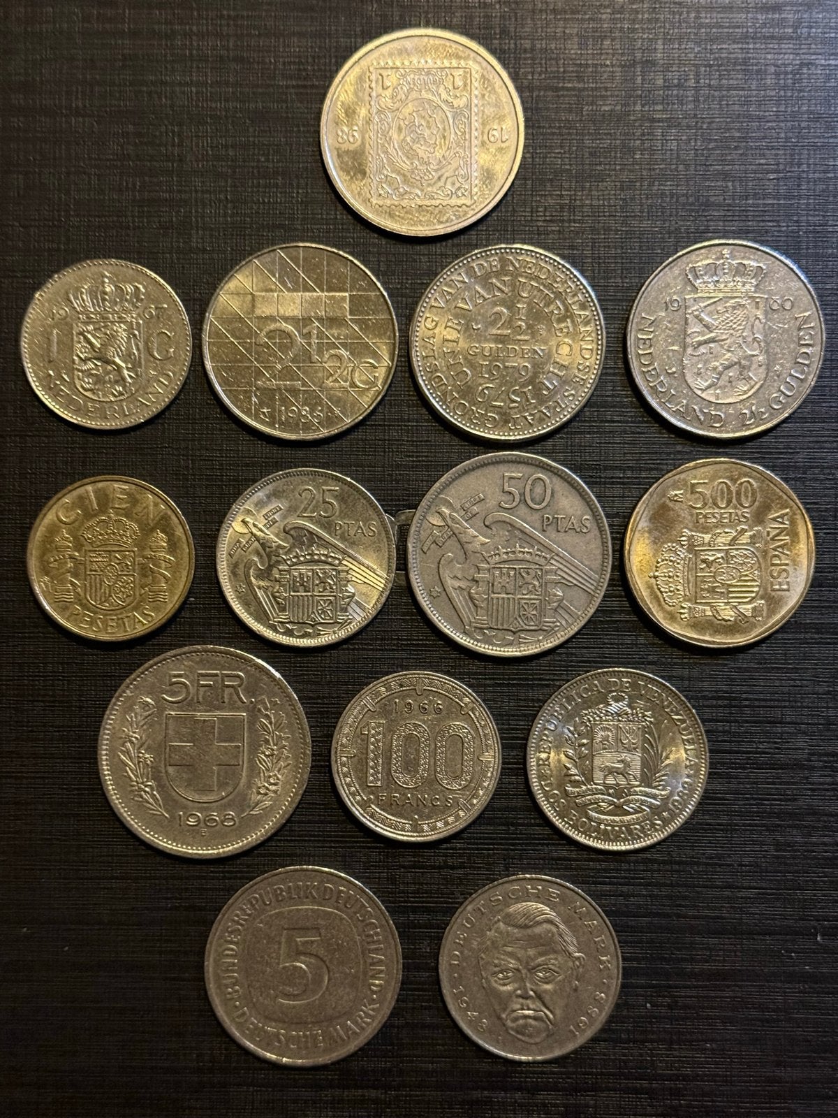 Diverse collectie oude munten uit verschillende landen, Ophalen of Verzenden, Overige landen, Losse munt