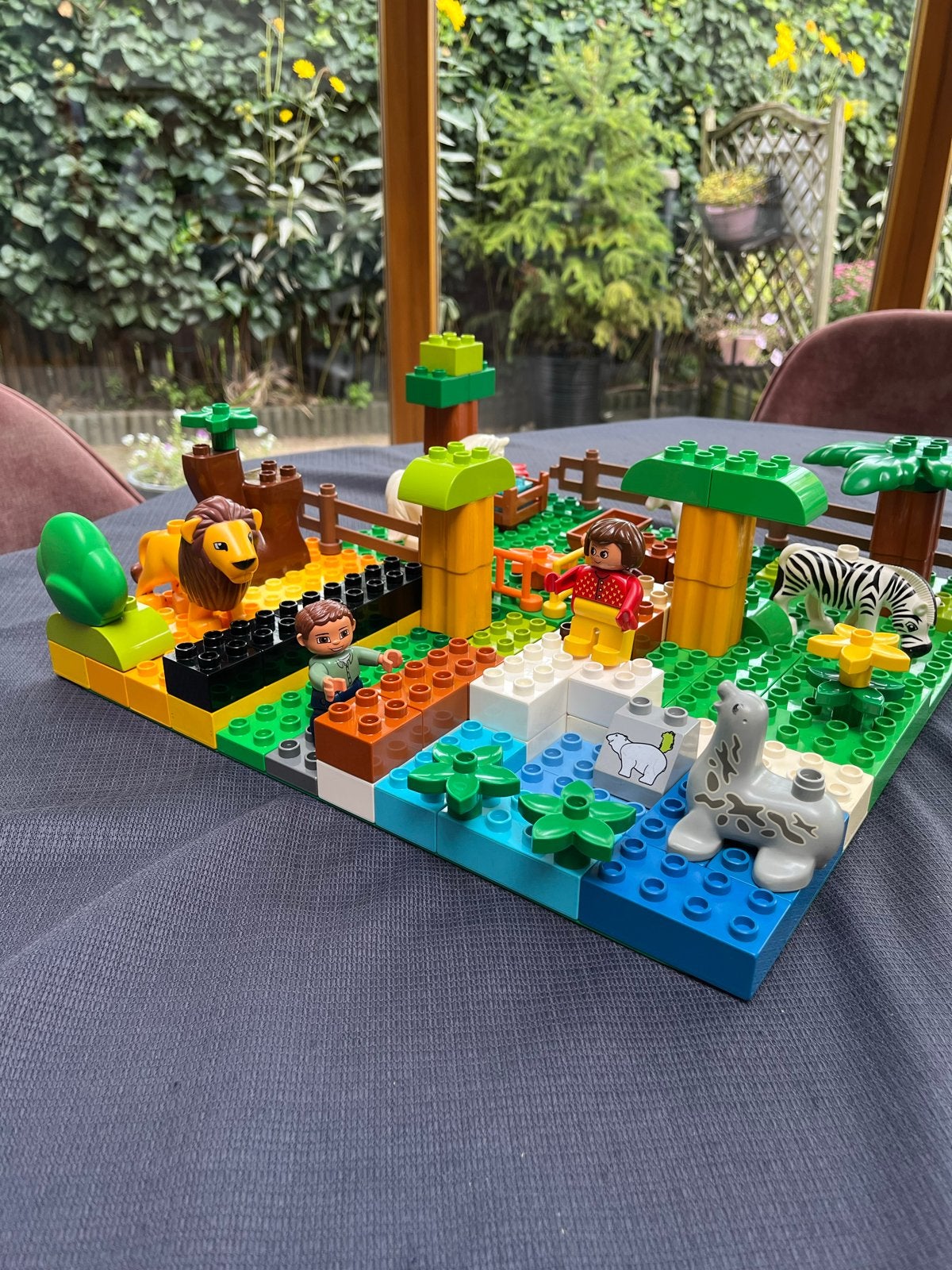 Lego Duplo Dierentuin/Safari Speelset met Dieren en Figuren, Kinderen en Baby's, Ophalen, Inclusief minifiguren, Gebruikt, Overige thema's