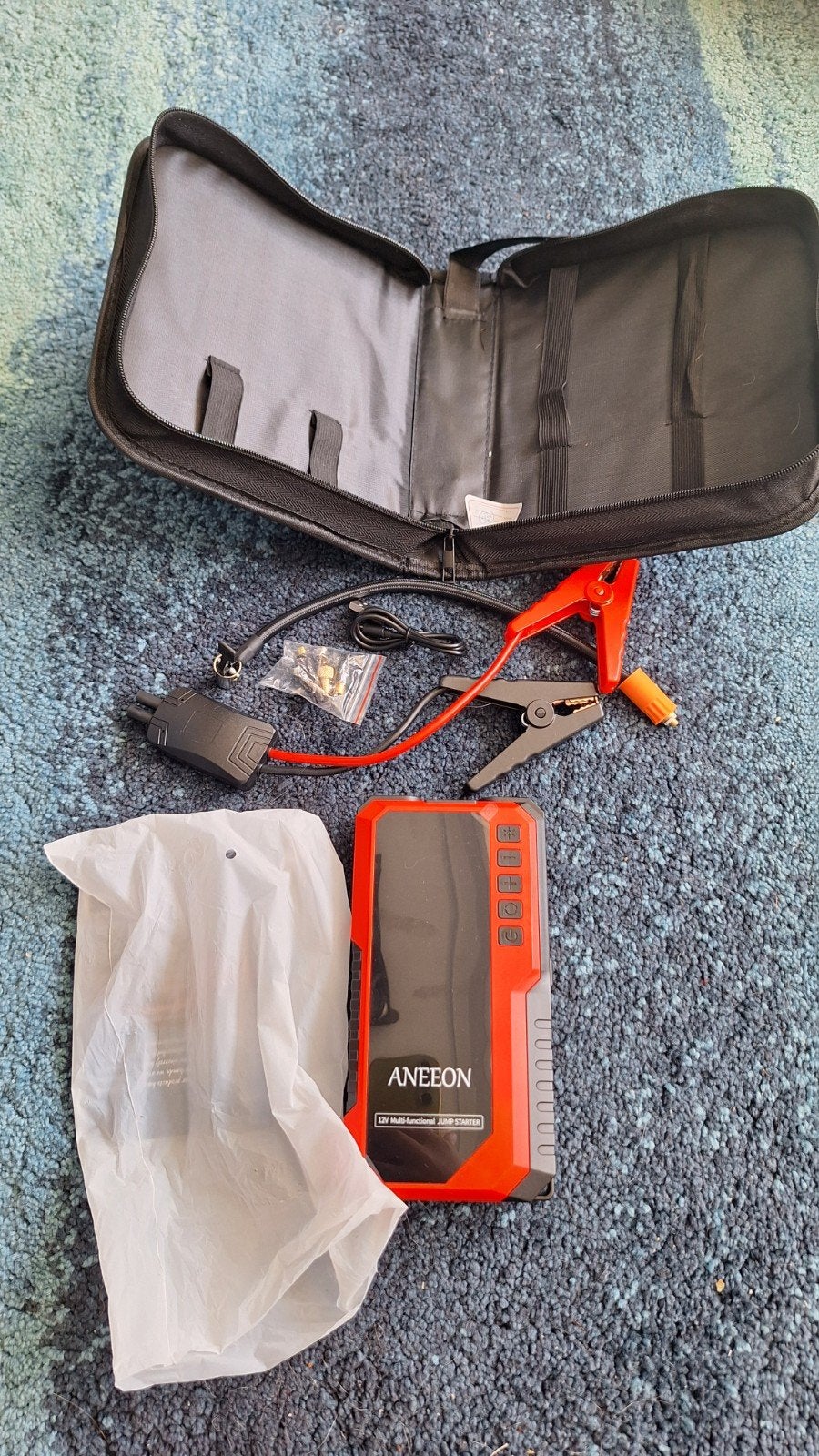 ANEEON 12V Jumpstarter met Bandenpomp / Accubooster Nieuw, Auto diversen, Jumpstarters, Ophalen of Verzenden, Nieuw