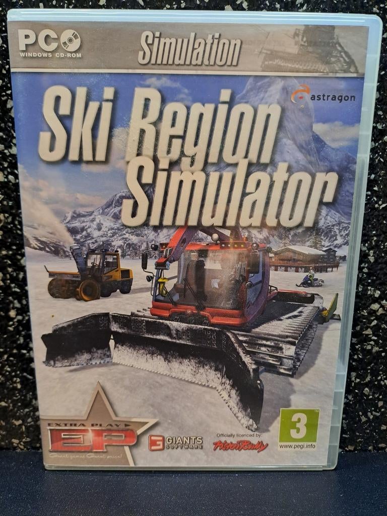 Ski Region Simulator PC CD-ROM - Bouw je eigen skigebied!, Gebruikt, 1 speler, Ophalen of Verzenden, Vanaf 3 jaar