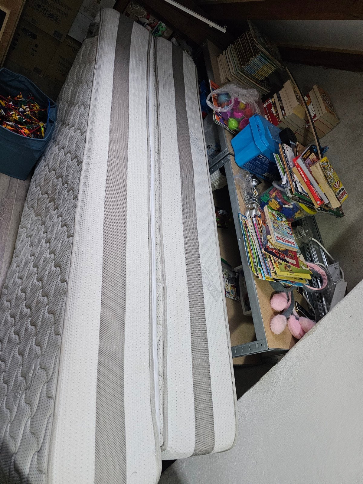 2x Wellpur matrassen JYSK 80x200 - Gebruikt, Ophalen