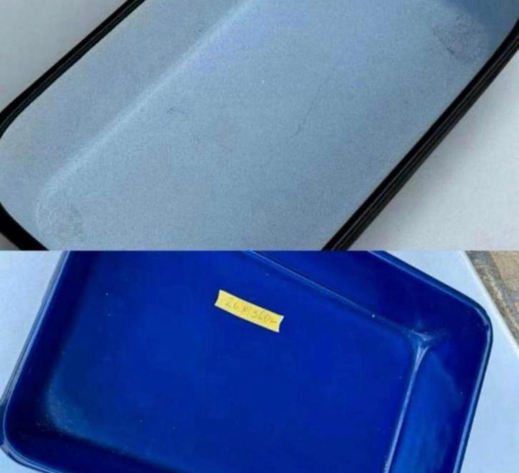 2x Vintage klassieke Braad sledes geëmailleerde uitv, Ophalen of Verzenden, Gebruikt, Overige typen