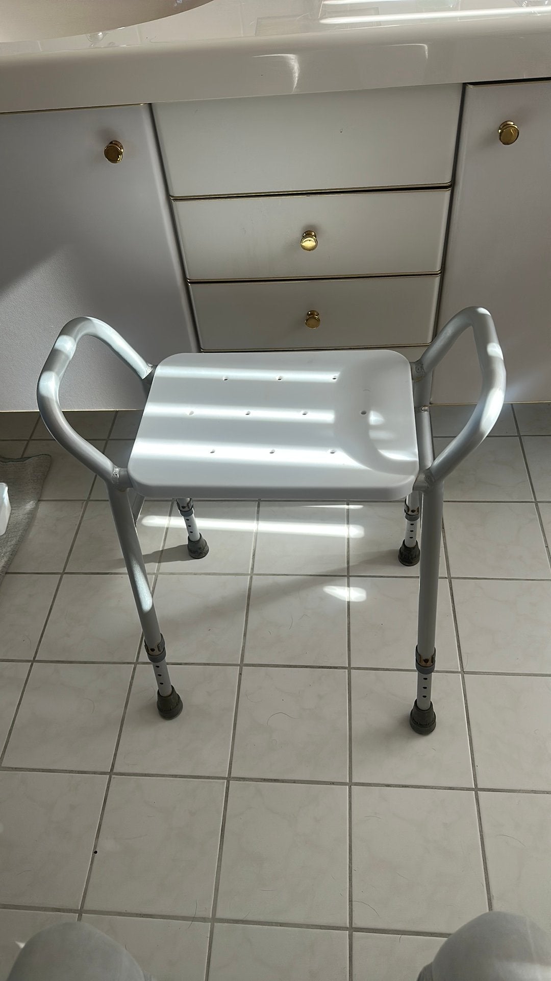 Douche stoel, Ophalen of Verzenden, Zo goed als nieuw