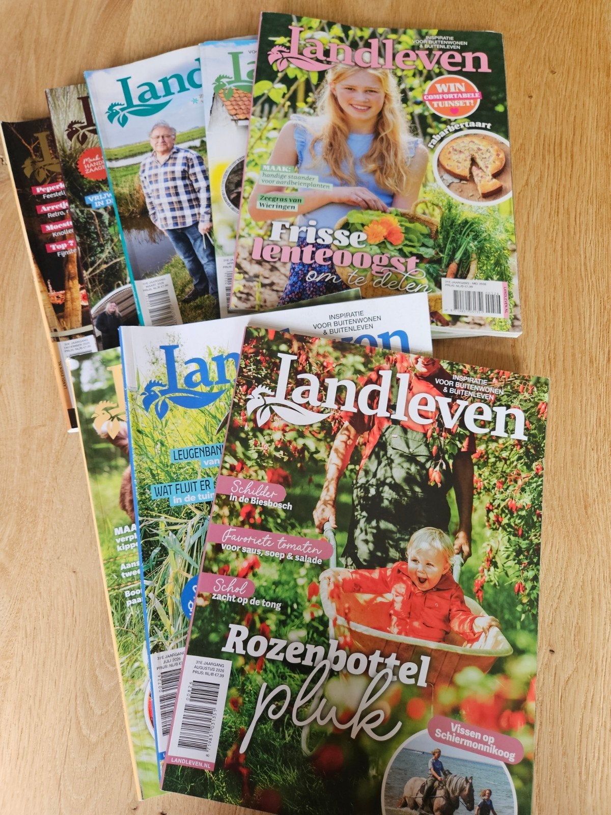 Landleven tijdschriften dec 2025 t/m aug 2026 (8 stuks), Boeken, Ophalen of Verzenden, Zo goed als nieuw