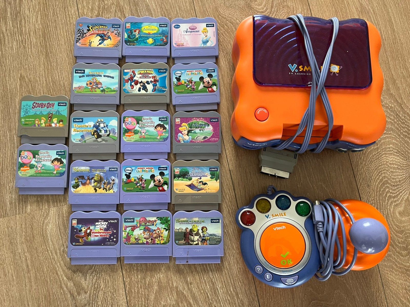VTech V.Smile spelcomputer set, Ophalen, Gebruikt, 6 jaar of ouder