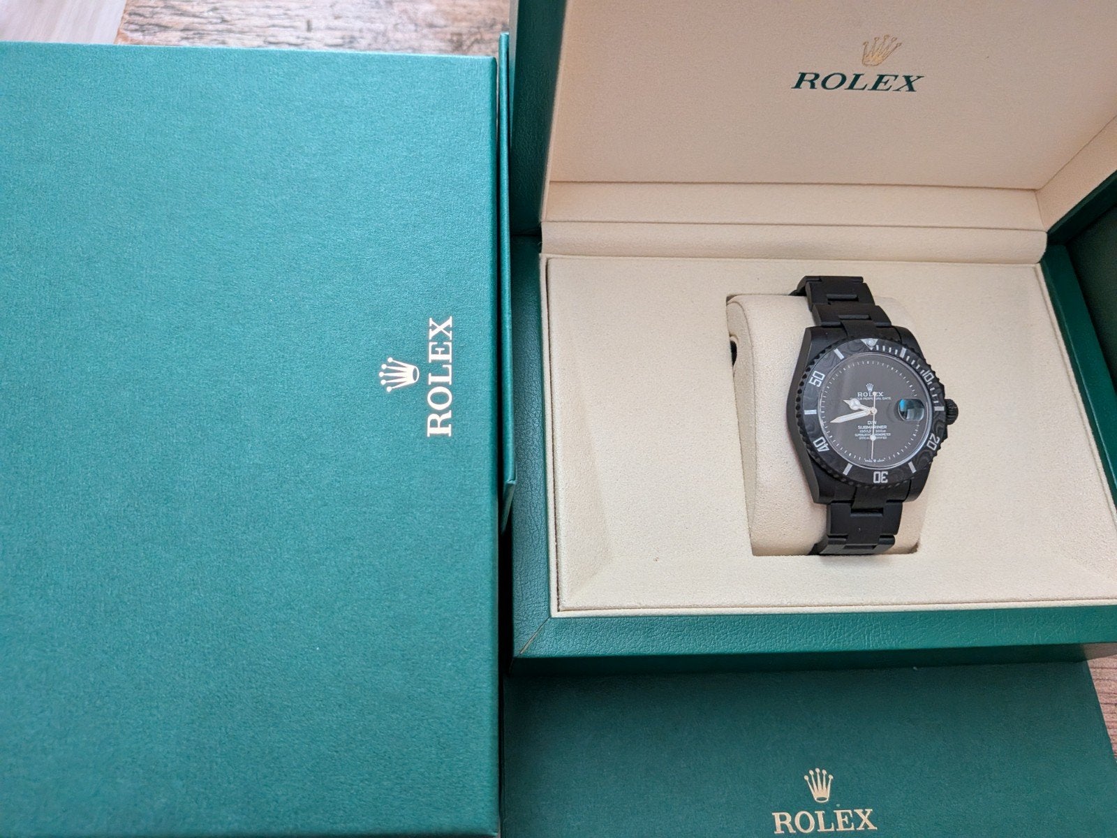Exclusieve Rolex Submariner Date Zwart -  nieuw, Ophalen of Verzenden
