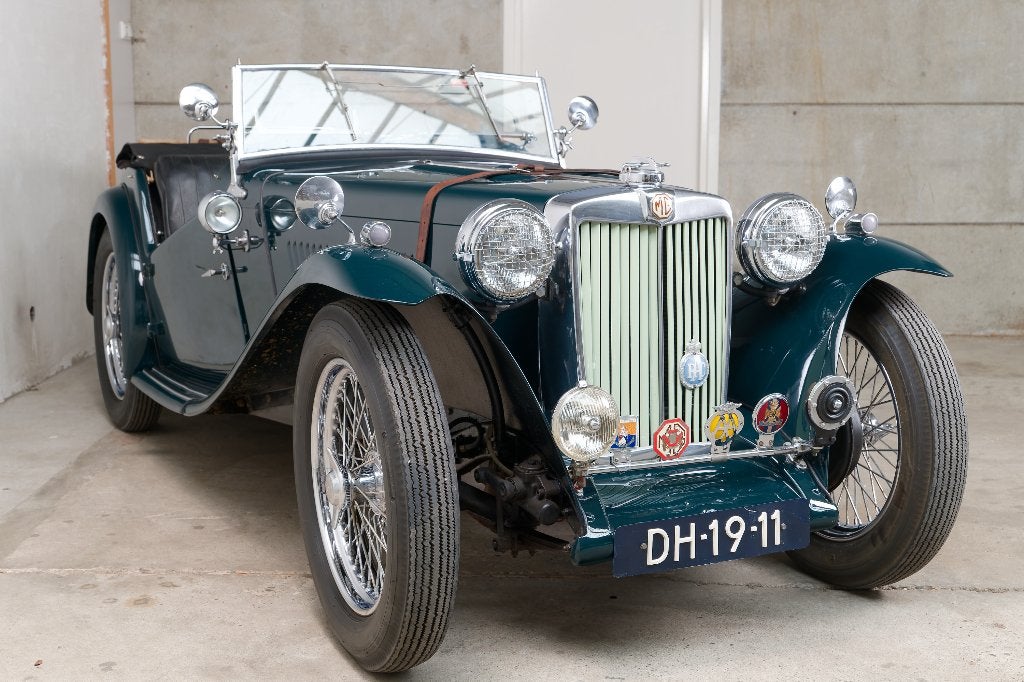 MG TC | British Racing Green | Chrome Spokes, foto 4