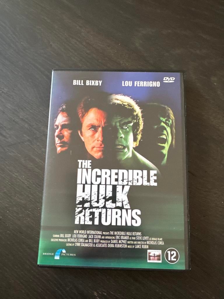 DVD The Incredible Hulk Returns - Zo goed als nieuw, Vanaf 12 jaar, Ophalen of Verzenden, Zo goed als nieuw, Actiethriller