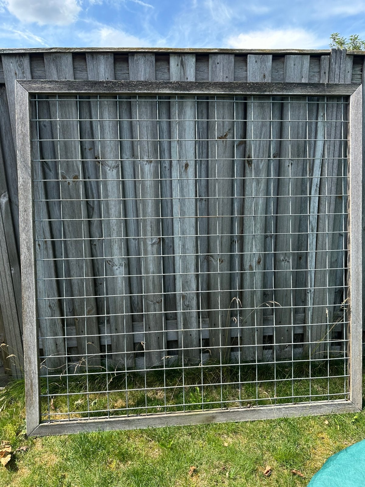 Vijverrooster 2 meter x 2 meter, Ophalen, Gebruikt, Overige materialen, Gaashekwerk