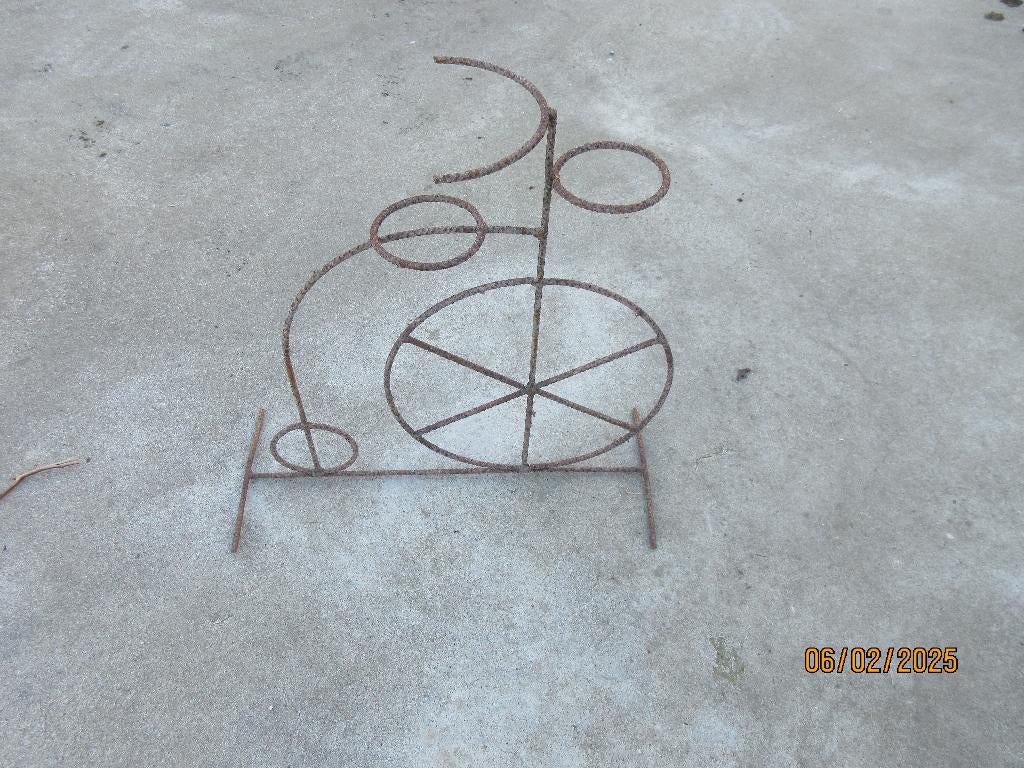 frame divers van draadijzer. step fiets hart vlinder hart et, Hobby en Vrije tijd, Knutselen, Ophalen, Nieuw, Overige typen