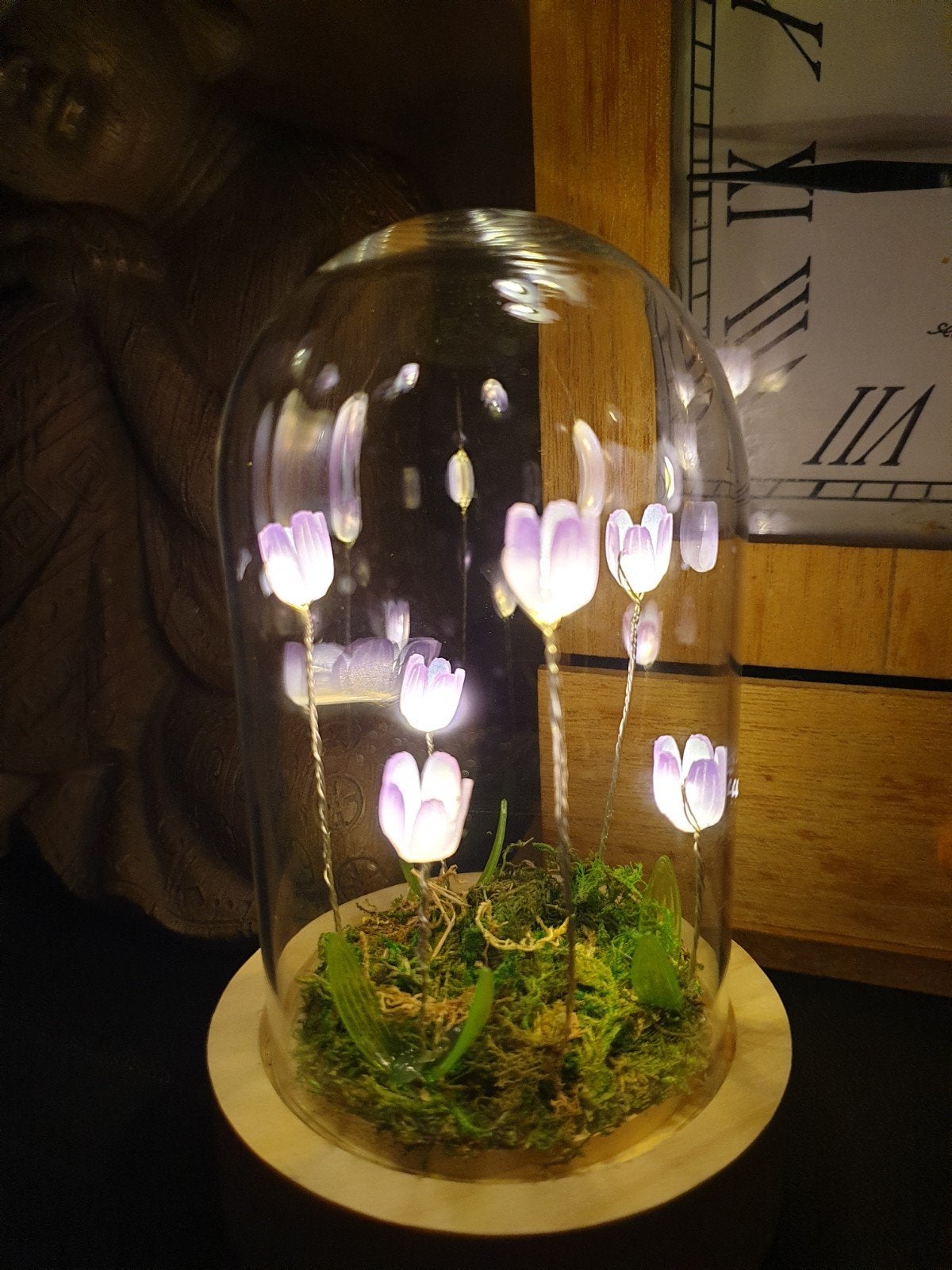 Stolp/Tulpenstolp/Stolp met bloemen en verlichting, Huis en Inrichting, Kunststof, Verzenden, Nieuw