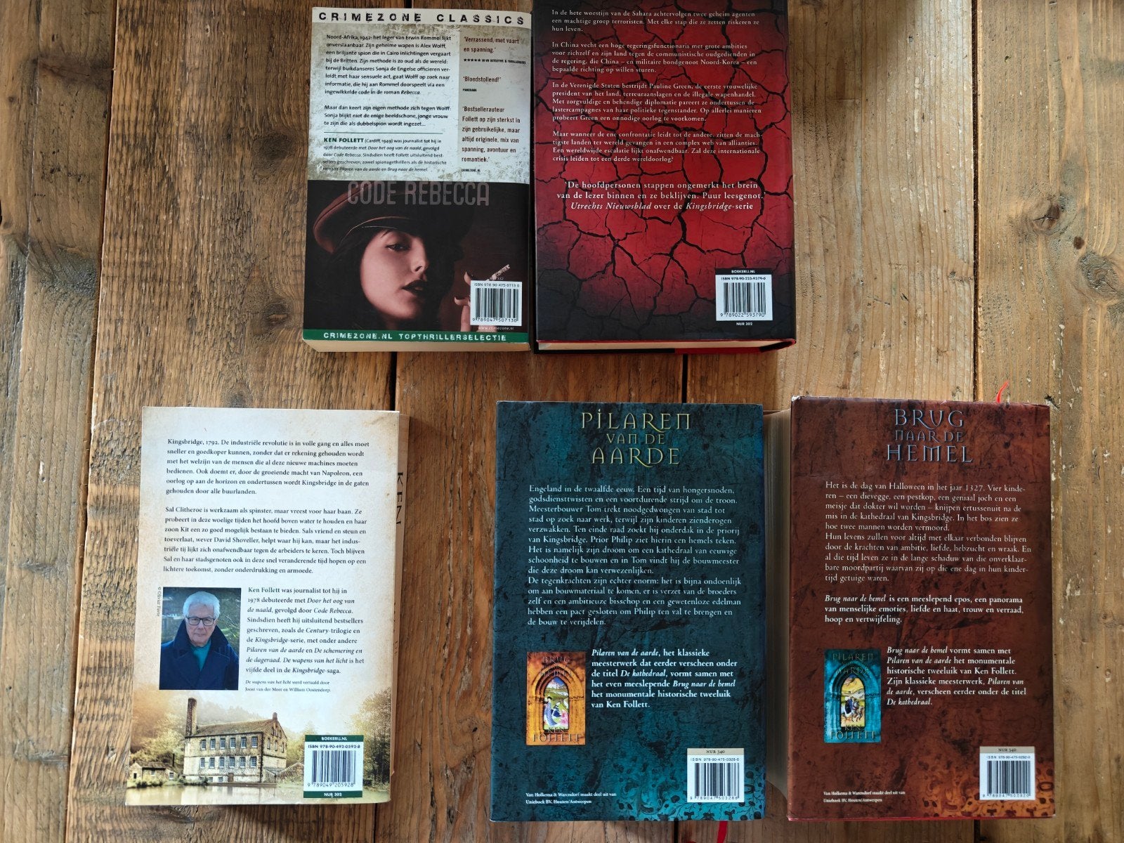 5 Boeken van Ken Follett., Boeken, Ophalen of Verzenden, Zo goed als nieuw