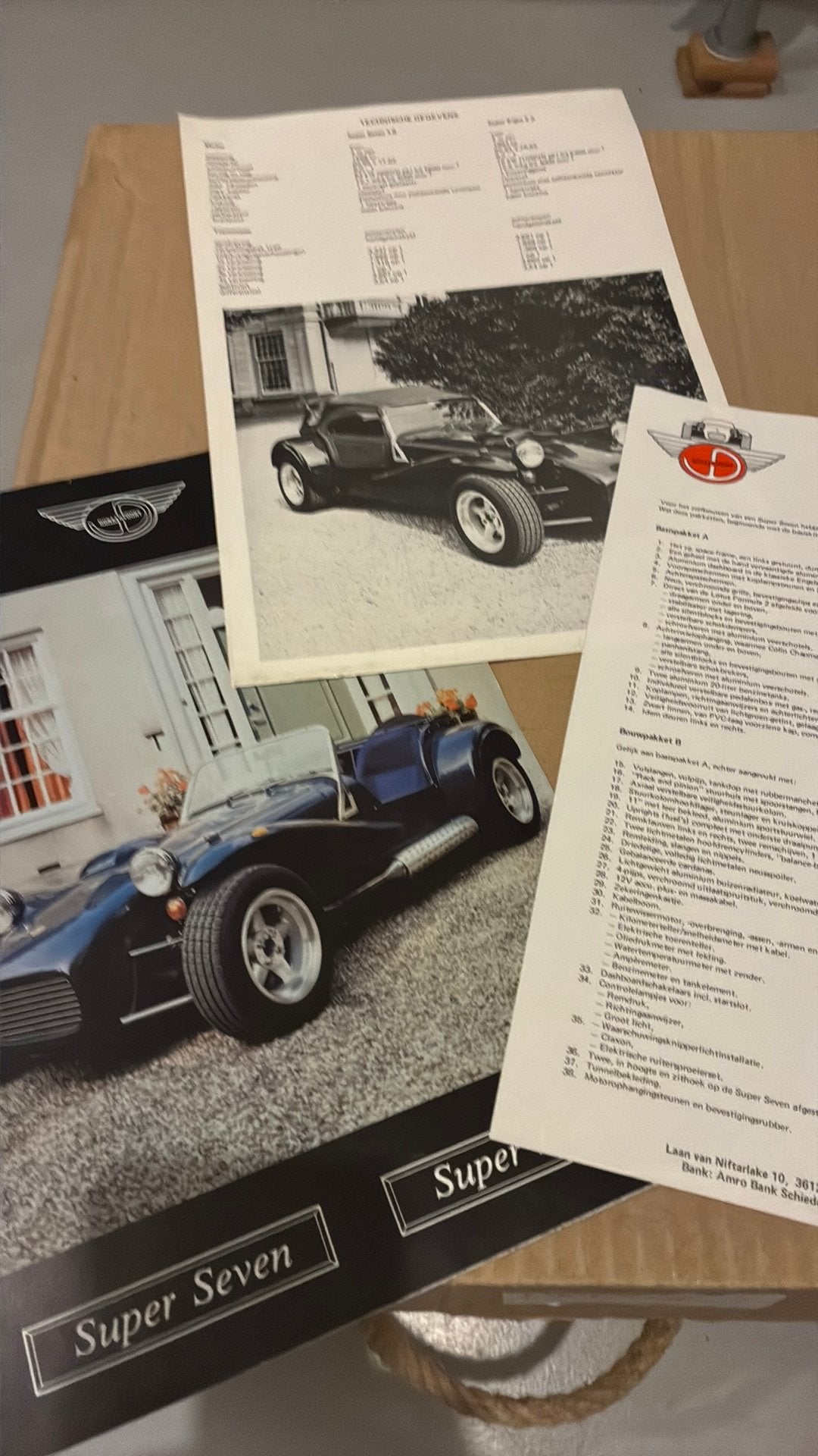 Donkervoort S7/S8 Nederlands 1981. Uniek!!, Boeken, Ophalen of Verzenden, Zo goed als nieuw, Overige merken