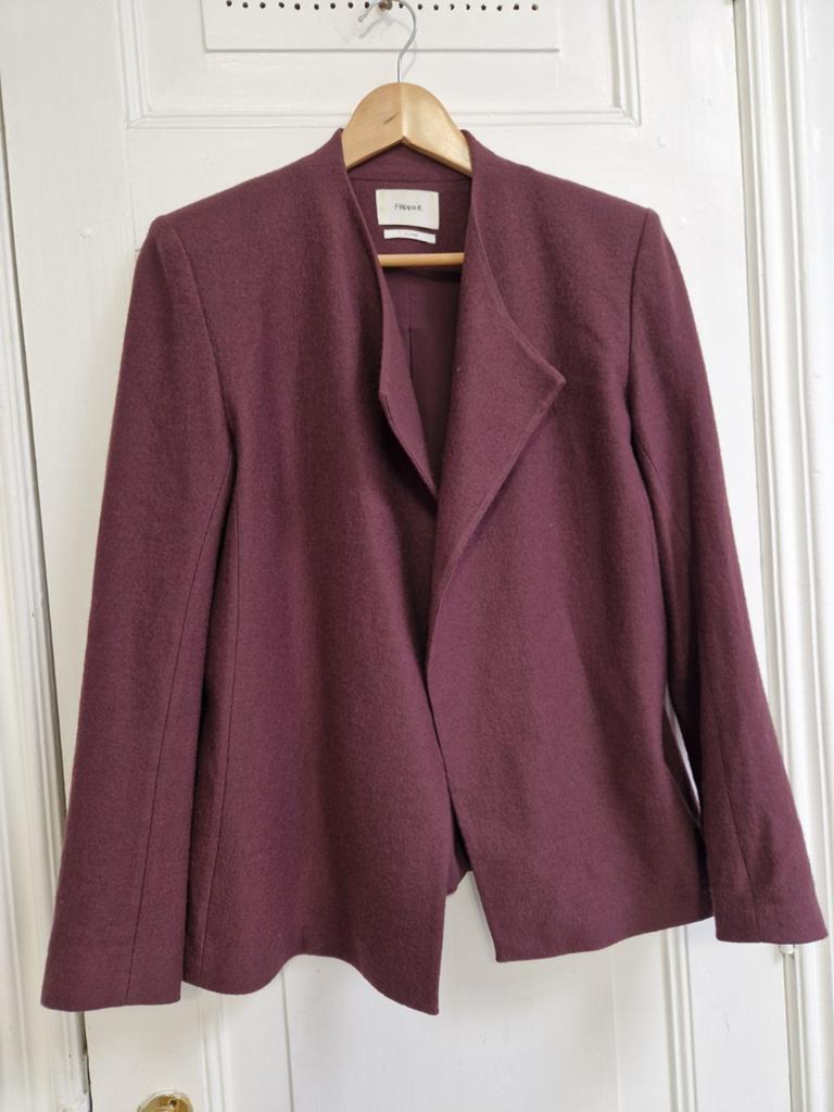 Filippa K wollen blazer - Zweeds design - Maat L, Paars, Maat 42/44 (L), Ophalen of Verzenden, Filippa K