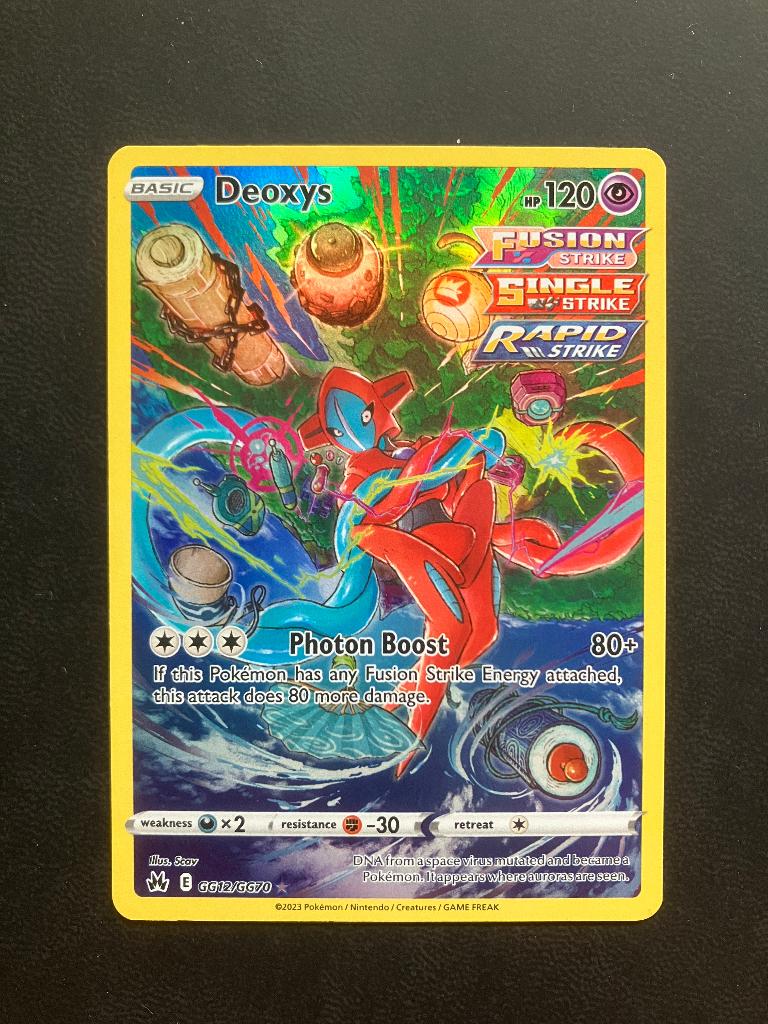 Pokemon Deoxys GG12/GG70 Crown Zenith, Ophalen of Verzenden, Nieuw, Losse kaart