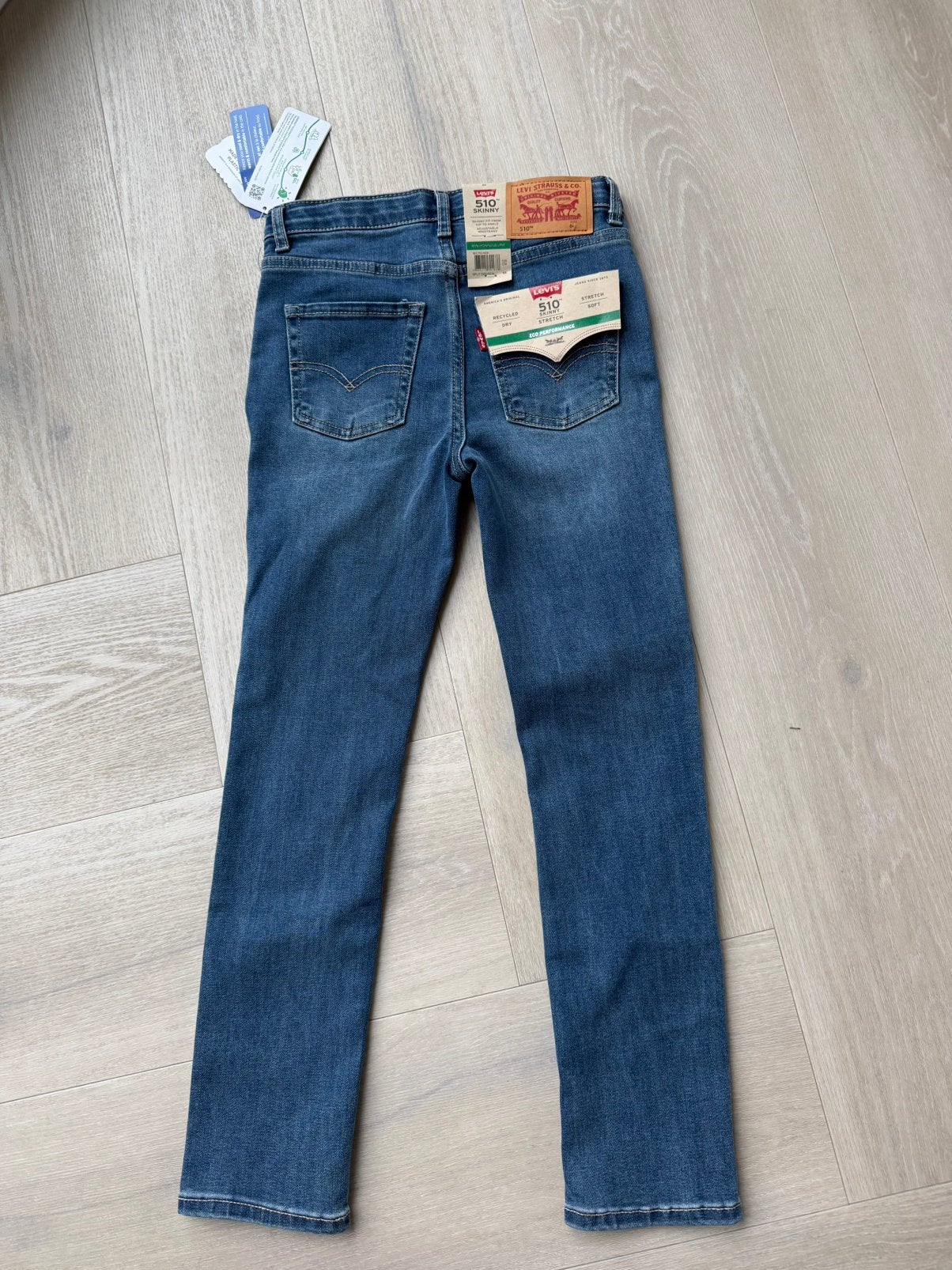 Levi’s spijkerbroek 510 Skinny maat 128/ 8A, Ophalen of Verzenden, Nieuw, Jongen of Meisje, Broek
