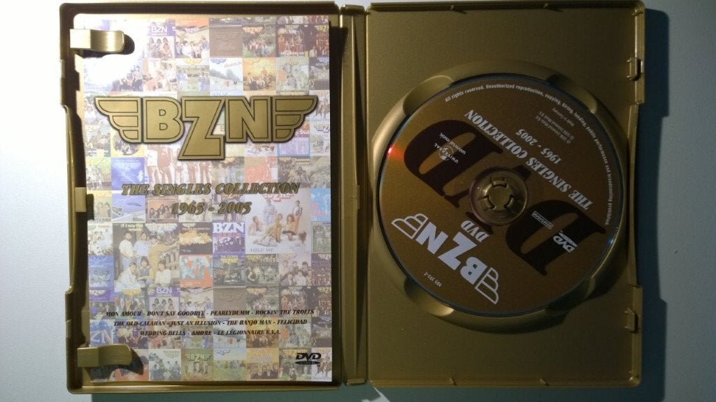 BZN - The Singles Collection 1965 - 2005 (DVD), Alle leeftijden, Ophalen of Verzenden, Zo goed als nieuw, Muziekvideo's