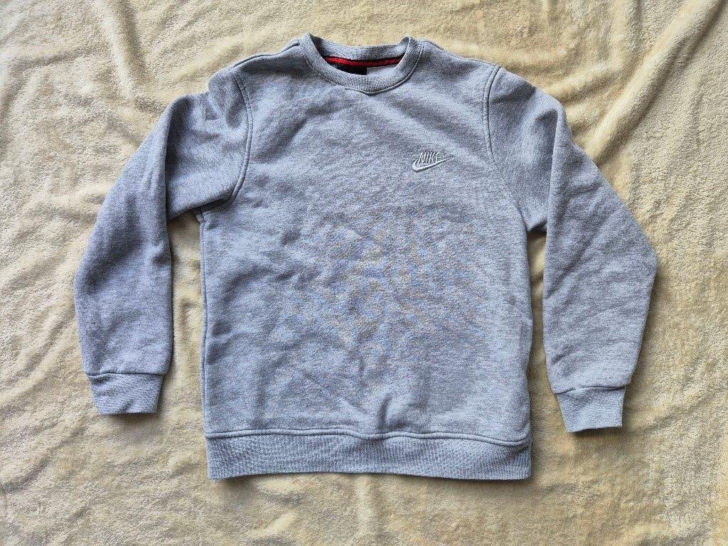 Hemelblauwe Nike trui met ronde hals Maat 152, Trui of Vest, Ophalen of Verzenden, Zo goed als nieuw, Nike
