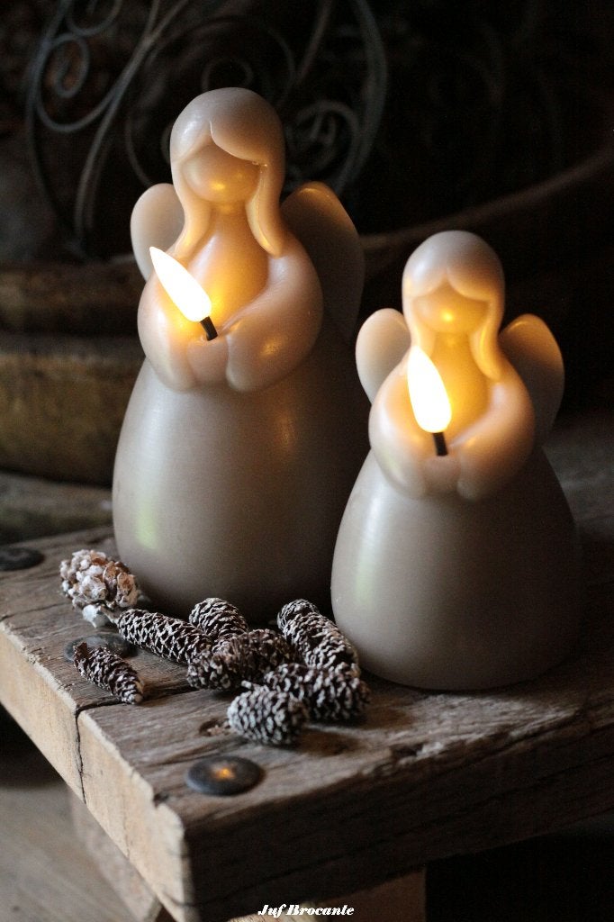 Ledengel groot of klein led engel, kaars, led, Www.jufbrocante.nl, Www.jufbrocante.nl, Nieuw, Ophalen of Verzenden