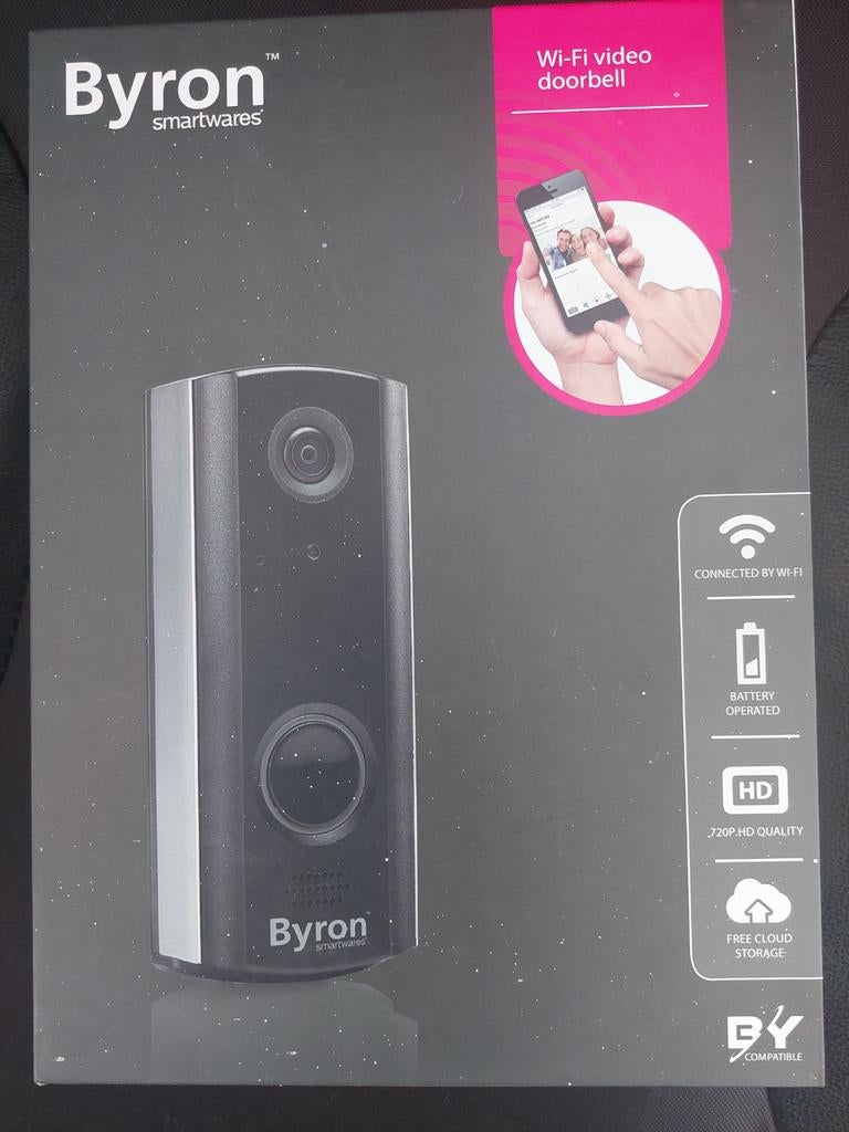 Byron DIC-23216 Wifi video deurbel, Ophalen, Nieuw