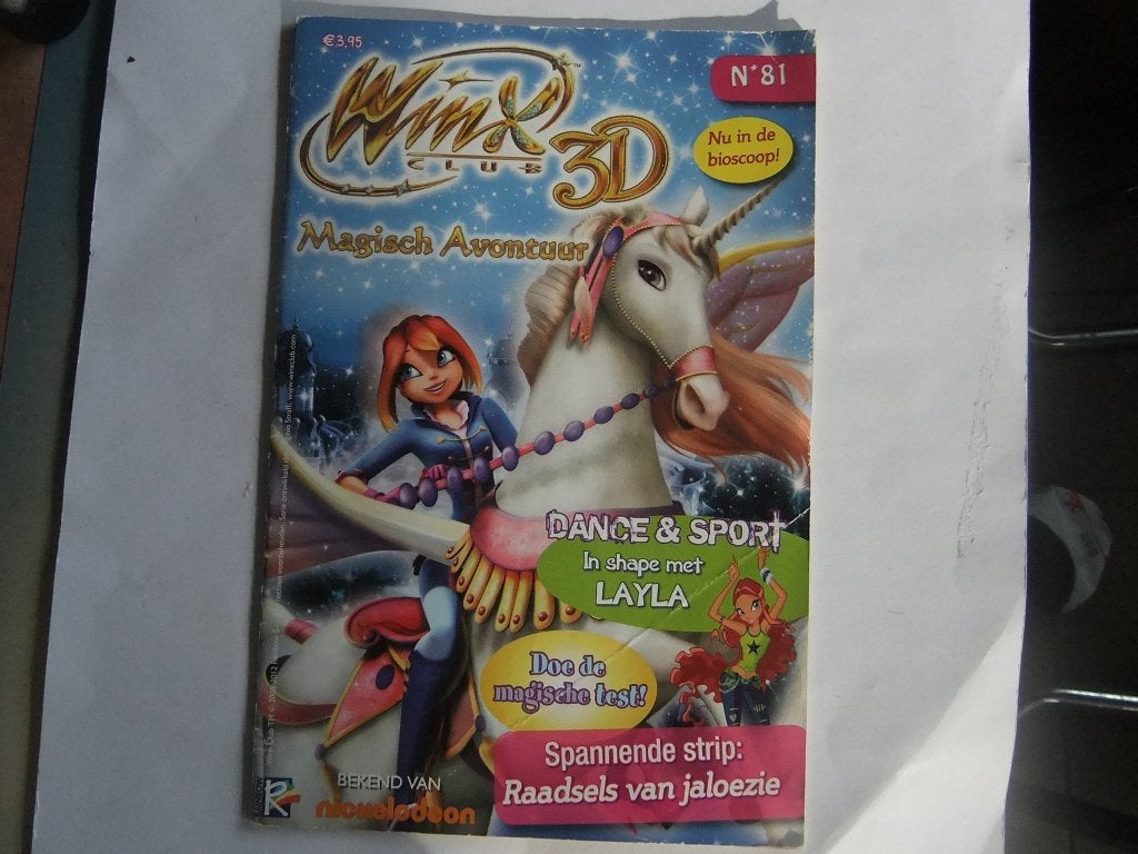 Winx clubmagazine  nr 81, Boeken, Eén stripboek, Verzenden, Gelezen